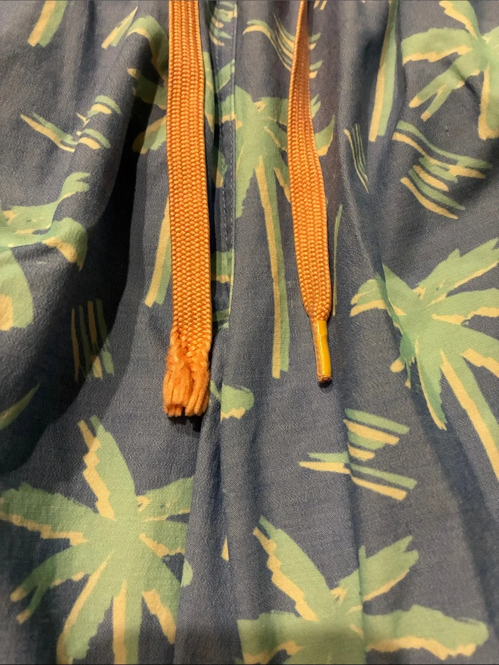 Chubbies Palm Tree Swim Trunks (Light Blue & Mint Green)